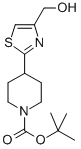 Tert-butyl 4-[4-(hydroxymethyl)-1,3-thiazol-2-yl]piperidine-1-carboxylate Structure,864068-79-1Structure