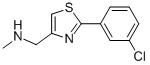 2-(3-Chlorophenyl)-4-[(methylamino)methyl]-1,3-thiazole Structure,864068-99-5Structure