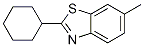 2-Cyclohexyl-6-methylbenzothiazole Structure,864263-96-7Structure