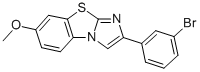 2-(3-Bromophenyl)-7-methoxyimidazo[2,1-b]benzothiazole Structure,864434-26-4Structure