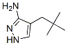 1H-pyrazol-3-amine,4-(2,2-dimethylpropyl)- Structure,864439-18-9Structure