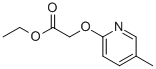 (5-Methyl-pyridin-2-yloxy)-acetic acid ethyl ester Structure,864684-79-7Structure