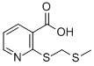 2-Methylsulfanylmethylsulfanyl-nicotinic acid Structure,864685-01-8Structure