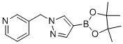 Pyridine, 3-[[4-(4,4,5,5-tetramethyl-1,3,2-dioxaborolan-2-yl)-1h-pyrazol-1-yl]methyl]- Structure,864754-21-2Structure