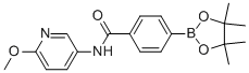 N-(6-methoxy-pyridin-3-yl)-4-(4,4,5,5-tetramethyl-[1,3,2]dioxaborolan-2-yl)-benzamide Structure,864759-41-1Structure