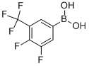 3,4-Difluoro-5-(trifluoromethyl)-phenylboronic acid Structure,864759-64-8Structure