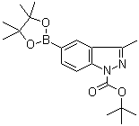 1-N-Boc-3-Methyl-indazole-5-boronic acid picol ester Structure,864770-82-1Structure