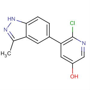 6-Chloro-5-(3-methyl-1h-indazol-5-yl)-3-pyridinol Structure,864771-15-3Structure