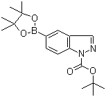 Tert-butyl5-(4,4,5,5-tetramethyl-1,3,2-dioxaborolan-2-yl)-1H-indazole-1-carboxylate Structure,864771-44-8Structure