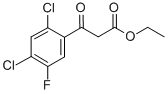 2,4-Dichloro-5-Fluorobenzoylacetic Acid Ethyl Ester Structure,86483-51-4Structure