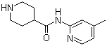 Piperidine-4-carboxylic acid (4-methyl-pyridin-2-yl)-amide Structure,865078-92-8Structure