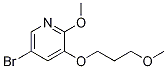 5-Bromo-2-methoxy-3-(3-methoxypropoxy)pyridine Structure,865156-71-4Structure