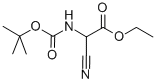 Ethyl 2-(tert-butoxycarbonylamino)-2-cyanoacetate Structure,865370-16-7Structure