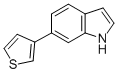 6-Thiophen-3-yl-1h-indole Structure,865376-76-7Structure