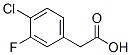 4-Chloro-3-fluorophenylacetic acid Structure,865451-00-9Structure