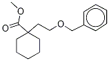 1-[2-(Benzyloxy)ethyl]-cyclohexanecarboxylic acid methyl ester Structure,865459-93-4Structure