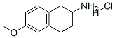 6-Methoxy-1,2,3,4-tetrahydro-naphthalen-2-ylaminehydrochloride Structure,86554-90-7Structure