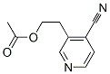 4-Pyridinecarbonitrile,3-[2-(acetyloxy)ethyl]- Structure,865611-00-3Structure