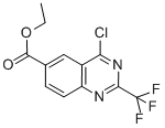 4-Chloro-2-trifluoromethyl-quinazoline-6-carboxylic acid ethyl ester Structure,865611-98-9Structure