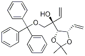 (R)-2-((4s,5s)-2,2-二甲基-5-乙烯基-1,3-二氧雜烷-4-基)-1-(三苯甲游基氧基)-3-丁烯-2-醇結(jié)構(gòu)式_865838-12-6結(jié)構(gòu)式