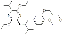 (2S,5R)-3,6-二乙氧基-2,5-二氫-2-[(2S)-2-[[4-甲氧基-3-(3-甲氧基丙氧基)苯基]甲基]-3-甲基丁基]-5-異丙基吡嗪; 阿利克侖-9結(jié)構(gòu)式_866030-33-3結(jié)構(gòu)式