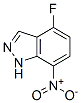 4-Fluoro-7-nitro indazole Structure,866144-02-7Structure