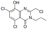 4(3H)-quinazolinone,5,7-dichloro-2-(chloromethyl)-8-hydroxy-3-propyl- Structure,866244-93-1Structure