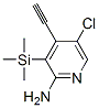 2-Amino-5-chloro-3-(Trimethylsilyl)acetylenylpyridine Structure,866318-90-3Structure