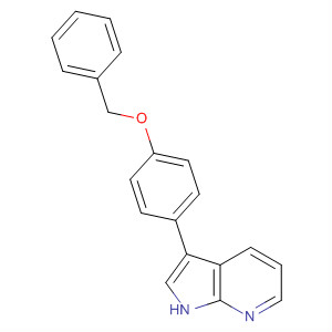 3-(4-Benzyloxyphenyl)-1h-pyrrolo[2,3-b]pyridine Structure,866545-86-0Structure