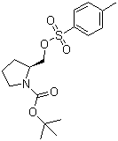 (S)-2-(甲苯磺酰氧基甲基)吡咯烷-1-甲酸叔丁酯結(jié)構(gòu)式_86661-32-7結(jié)構(gòu)式