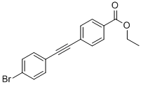 4-(4-Bromophenylethynyl)benzoic acid ethyl ester Structure,866825-52-7Structure