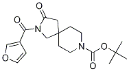 2-(3-呋喃羰基)-3-氧代-2,8-二氮雜螺[4.5]癸烷-8-羧酸 1,1-二甲基乙酯結(jié)構(gòu)式_867009-69-6結(jié)構(gòu)式