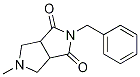 2-Benzyl-5-methyl-tetrahydropyrrolo[3,4-c]pyrrole-1,3(2h,3ah)-dione Structure,86732-18-5Structure