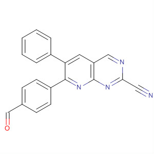 7-(4-Formylphenyl)-6-phenylpyrido[2,3-d]pyrimidine-2-carbonitrile Structure,867353-48-8Structure