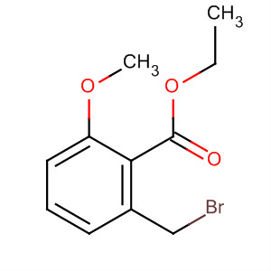 2-(溴甲基)-6-甲氧基苯甲酸乙酯結(jié)構(gòu)式_86823-81-6結(jié)構(gòu)式