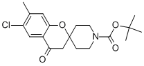 Tert-butyl 6-chloro-7-methyl-4-oxospiro[chroman-2,4’-piperidine]-1’-carboxylate Structure,868361-90-4Structure