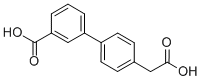 4-(Carboxymethyl)-[1,1-biphenyl]-3-carboxylicacid Structure,868394-58-5Structure