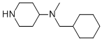 N-(cyclohexylmethyl)-n-methyl-4-piperidinamine Structure,868770-08-5Structure