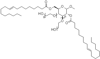 Ethoxylated methyl glucoside dioleate Structure,86893-19-8Structure