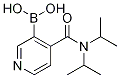 (4-(Diisopropylcarbamoyl)pyridin-3-yl)boronicacid Structure,868997-86-8Structure