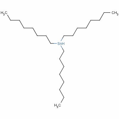 Tri-n-octyltin hydride Structure,869-59-0Structure