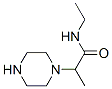 1-Piperazineacetamide,n-ethyl--alpha--methyl-(9ci) Structure,86906-56-1Structure