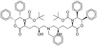 (3S,3s,5s,5s,6r,6r)3,3-[[(苯基甲基)亞氨基]雙[(3s)-3-羥基-4,1-丁烷二yl]]雙[2-氧代-5,6-二苯基-4-嗎啉羧酸雙(叔丁基)酯結(jié)構(gòu)式_869111-60-4結(jié)構(gòu)式