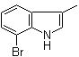 7-Bromo-3-methyl-1h-indole Structure,86915-22-2Structure