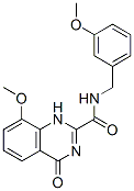 (9ci)-1,4-二氫-8-甲氧基-n-[(3-甲氧基苯基)甲基]-4-氧代-2-喹唑啉羧酰胺結(jié)構(gòu)式_869294-79-1結(jié)構(gòu)式