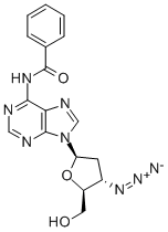 3’-Azido-n6-benzoyl-2’,3’-dideoxyadenosine Structure,869354-89-2Structure