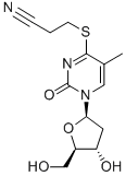 S4-(2-氰基乙基)-4-硫代胸腺嘧啶脫氧核苷結(jié)構(gòu)式_869355-26-0結(jié)構(gòu)式