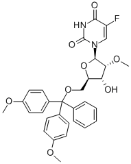 5’-O-(dimethoxytrityl)-5-fluoro-2’-o-methyluridine Structure,869355-45-3Structure