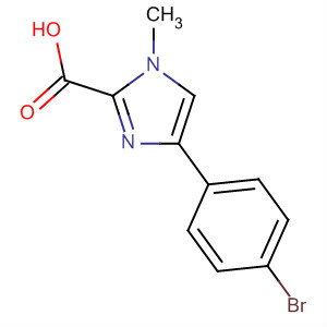 4-(4-Bromophenyl)-1-methyl-1h-imidazole-2-carboxylic acid Structure,869570-48-9Structure