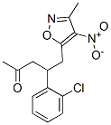 2-Pentanone,4-(2-chlorophenyl)-5-(3-methyl-4-nitro-5-isoxazolyl)- Structure,869586-75-4Structure